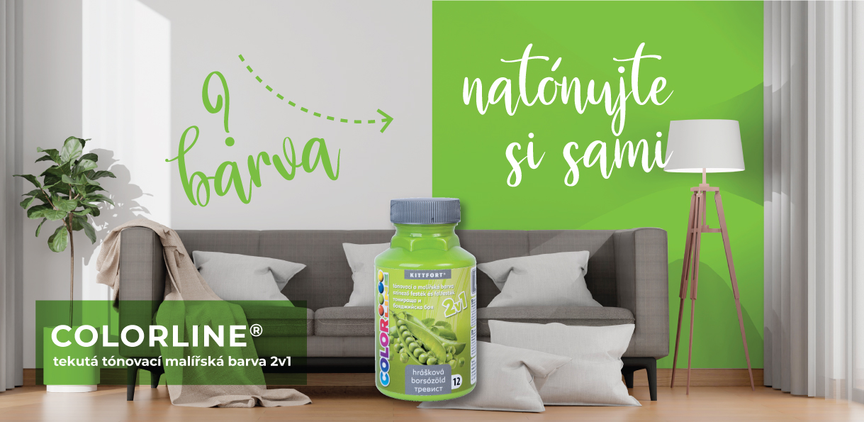 COLORLINE® tekutá tónovací malířská barva 2v1