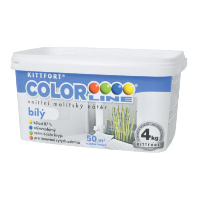 COLORLINE bílý malířský nátěr 4 kg