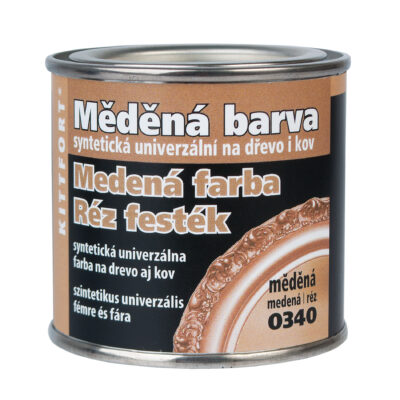 Dekorativní syntetická barva měděná 80 g